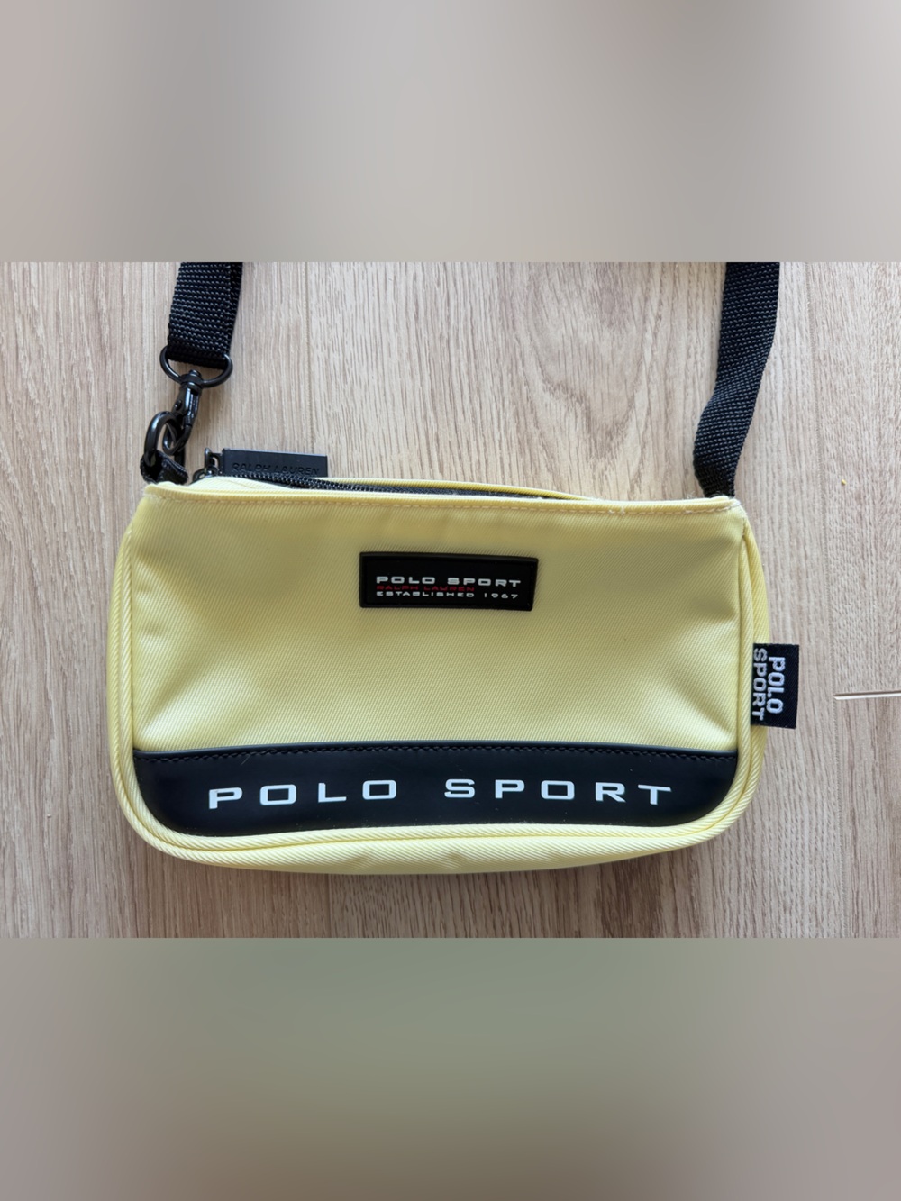Ralph Lauren Yellow Crossbody Bag by Polo by Ralph Lauren